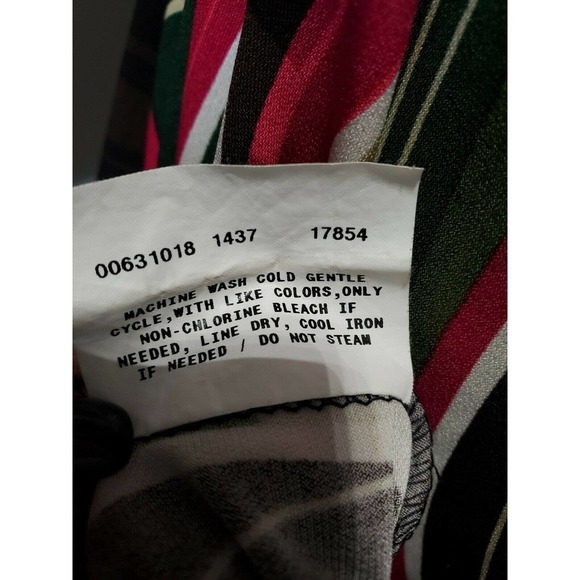 BCX Women's Multicolor Polyester Scoop Neck Sleeveless Knee Length Dress Size L - Picture 9 of 11